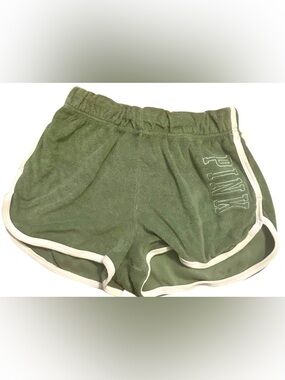 Vintage y2k early 2000s Victoria's Secret PINK Beach Terry Micro Shorts